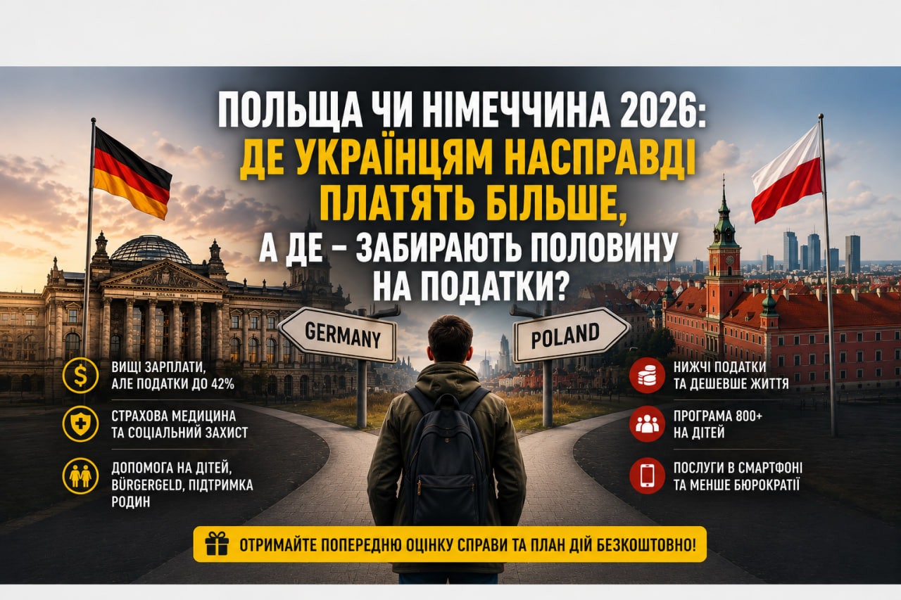 Познань та Великопольське воєводство чи Німеччина 2026: де українцям насправді платять більше, а де — забирають половину на податки?